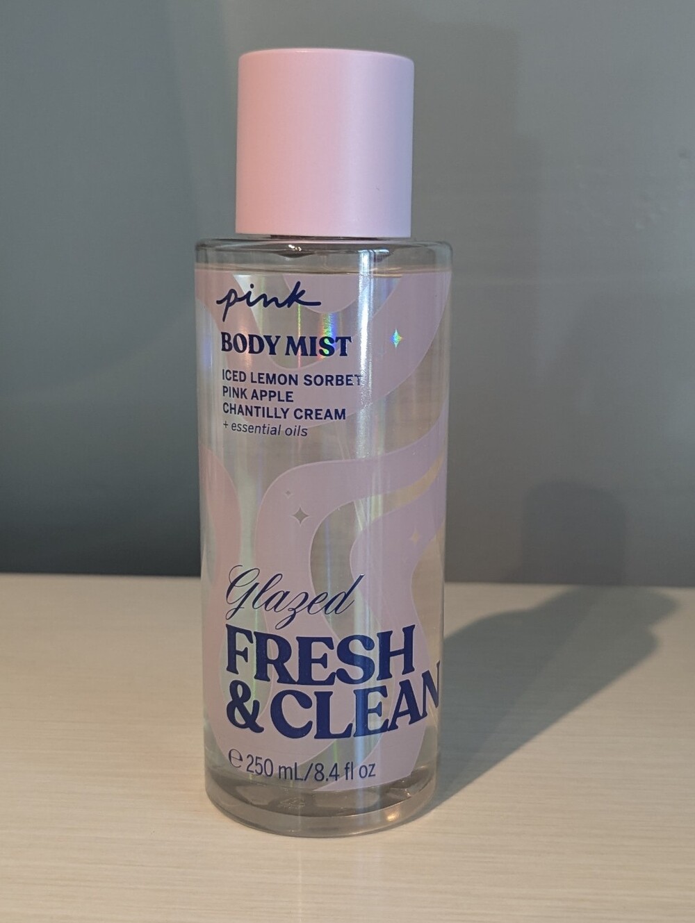 Victoria's Secret Pink Glazed Fresh & Clean Body Mist - Light Pink
